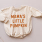 Mama's Little Pumpkin Sweatshirt Romper