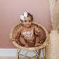 Mama's Little Pumpkin Sweatshirt Romper