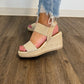 MIA Brittni Natural Wedge Espadrille Sandals