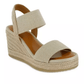 MIA Brittni Natural Wedge Espadrille Sandals