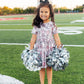 Cheer Short Sleeve Pocket Twirl Dress