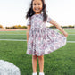Cheer Short Sleeve Pocket Twirl Dress