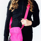Neon Pink Crossbody Bag