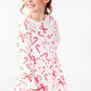Candy Cane Lane Long Sleeve Pocket Twirl Dress