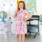 Kindergarten Short Sleeve Pocket Twirl Dress