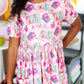 1st Grade Short Sleeve Pocket Twirl Dress