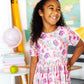 1st Grade Short Sleeve Pocket Twirl Dress