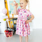 Pre-K Short Sleeve Pocket Twirl Dress