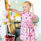 Pre-K Short Sleeve Pocket Twirl Dress