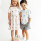 Party Pups Short-Sleeve Pocket Twirl Dress