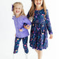 Botanical Beauty Long Sleeve Pocket Twirl Dress
