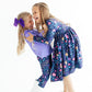 Botanical Beauty Long Sleeve Pocket Twirl Dress