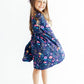 Botanical Beauty Long Sleeve Pocket Twirl Dress