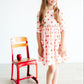 An Apple a Day 3/4 Sleeve Pocket Twirl Dress
