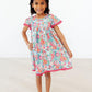 Preppy Petals Pom Pom Dress