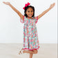 Preppy Petals Pom Pom Dress