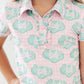 She's on the Green Polo Dress
