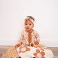 Plush Mini Blanket - Caramel Daisy