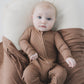 Mocha Zipper Romper