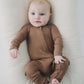 Mocha Zipper Romper