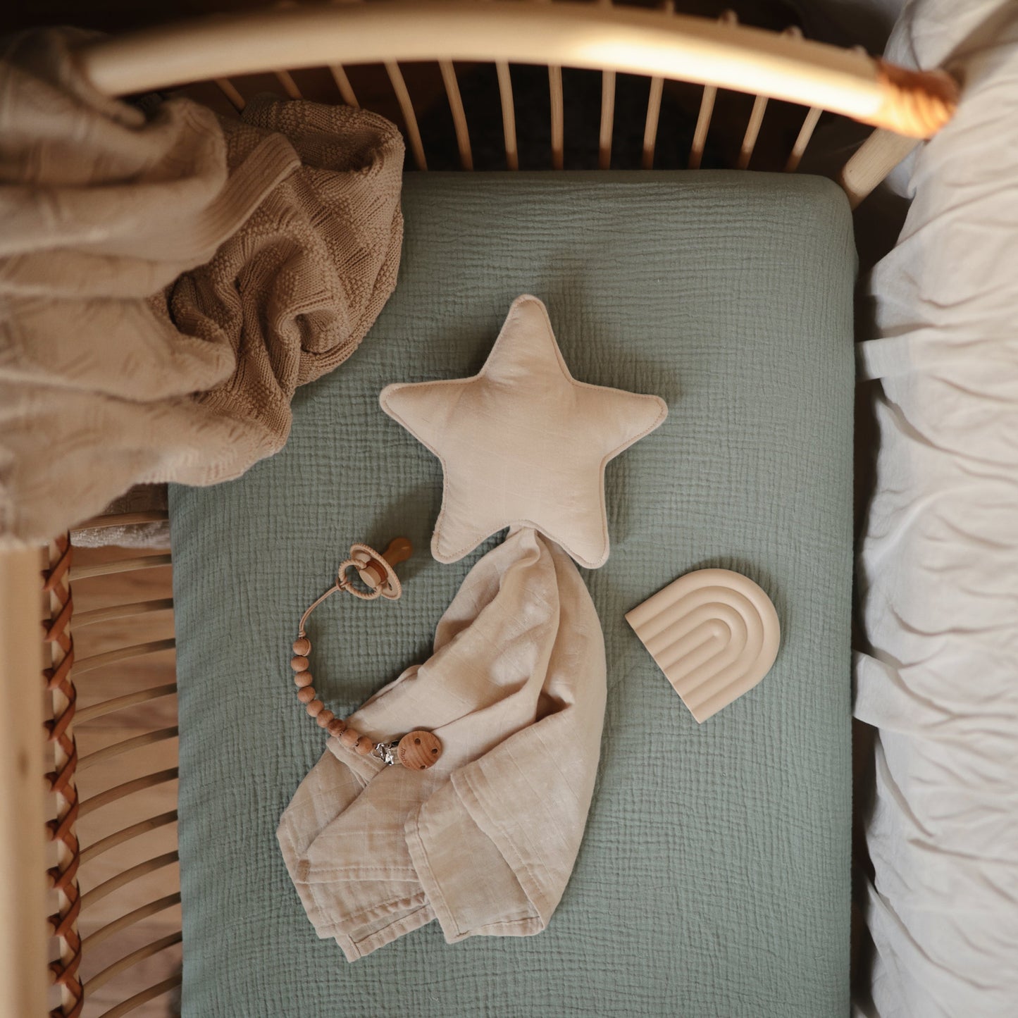 Extra Soft Muslin Crib Sheet- Multiple Color Options