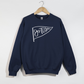 Go Team Pennant Crewneck Sweatshirt- 5 colors