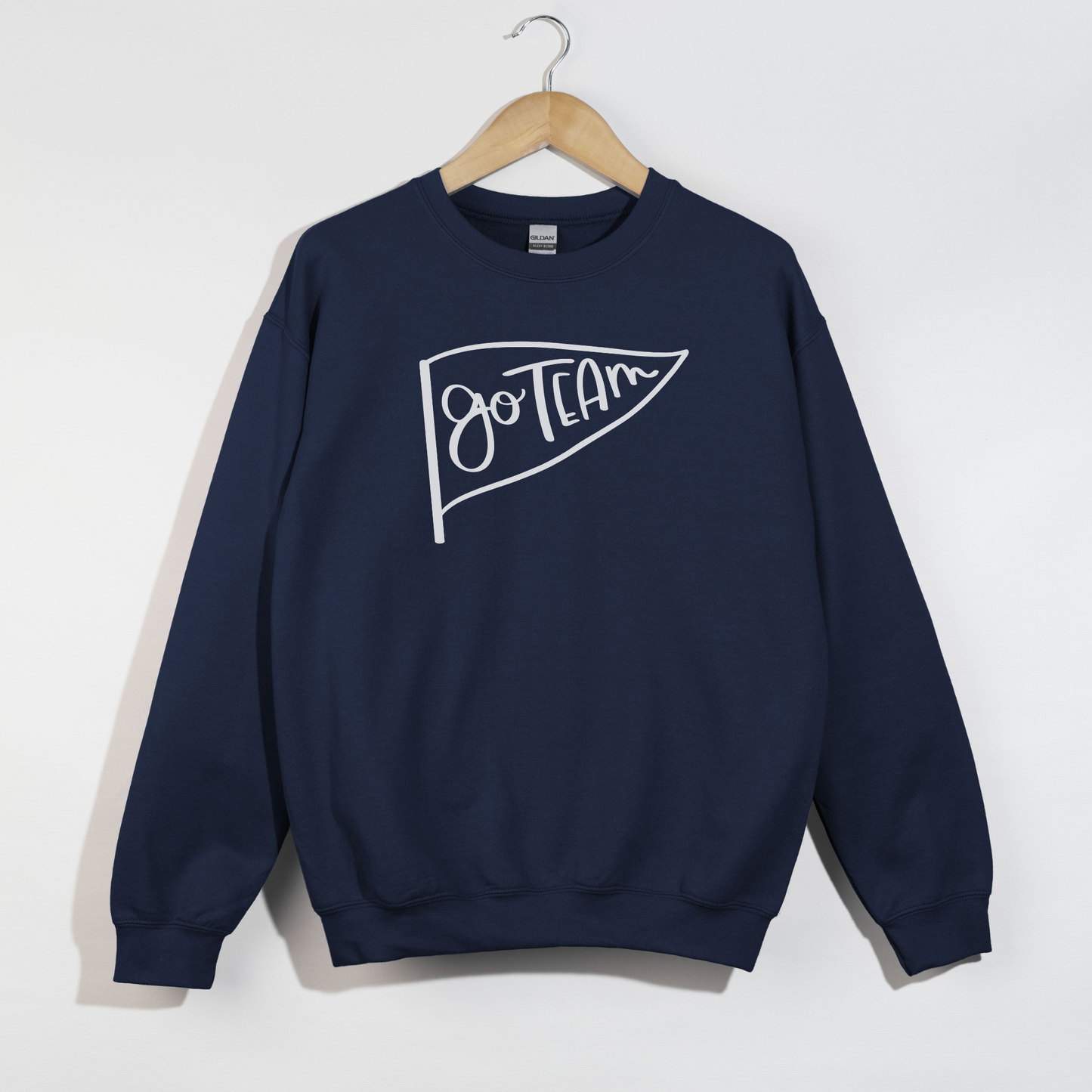 Go Team Pennant Crewneck Sweatshirt- 5 colors