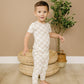 Checker 2pc Pajama Set- Neutral