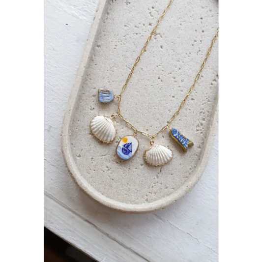 By the Ocean Charm Necklace