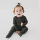 Onyx Zipper Romper