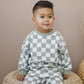 Organic Cotton Checkered Jogger Set - more colors