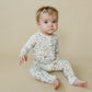 Pastel Petals Modal Zippy Romper