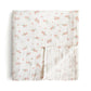 Organic Cotton Muslin Swaddle Blanket- Multiple Color Options