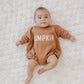 Pumpkin Sweatshirt Romper