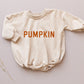 Pumpkin Sweatshirt Romper