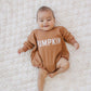 Pumpkin Sweatshirt Romper