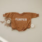 Pumpkin Sweatshirt Romper