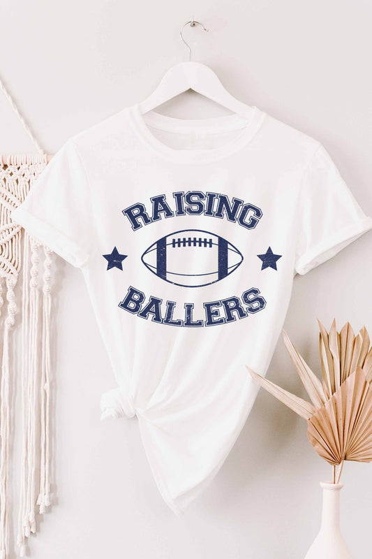 "Raising Ballers" Graphic Tee - Aubrey Jaymes Boutique#