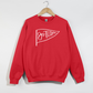 Go Team Pennant Crewneck Sweatshirt- 5 colors