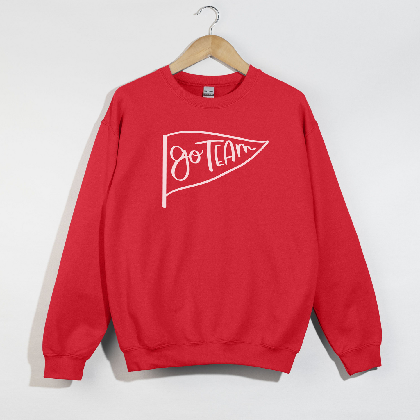 Go Team Pennant Crewneck Sweatshirt- 5 colors