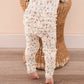 Ruffle Zipper One Piece - La La Floral