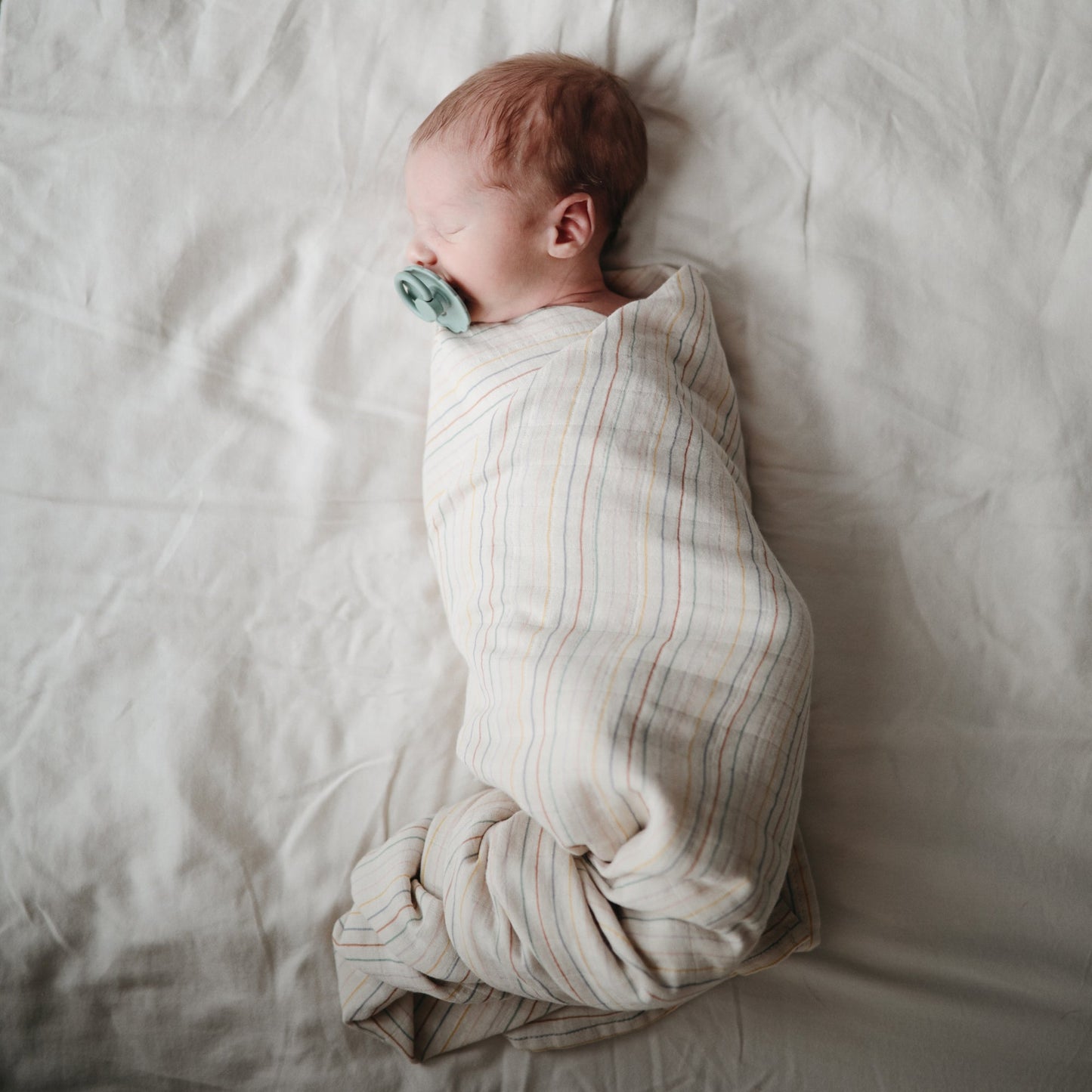 Organic Cotton Muslin Swaddle Blanket- Multiple Color Options