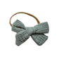 Knot Bow Headband - Sage Green