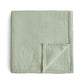 Organic Cotton Muslin Swaddle Blanket- Multiple Color Options
