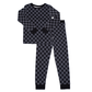 Black & Gray Checkered Two-Piece Pajama Set