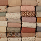 Organic Cotton Muslin Swaddle Blanket- Multiple Color Options