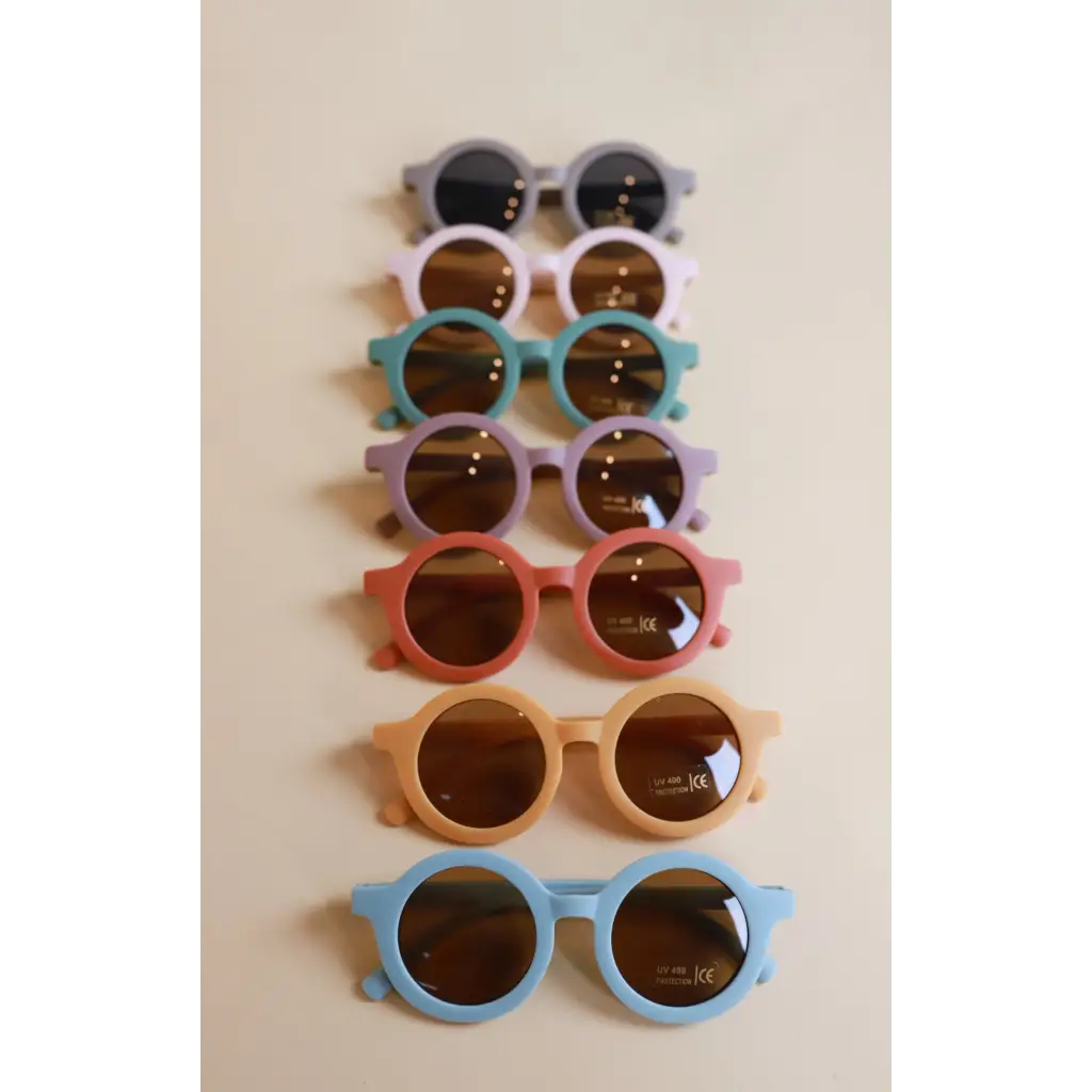 Round Retro Sunglasses for Kids