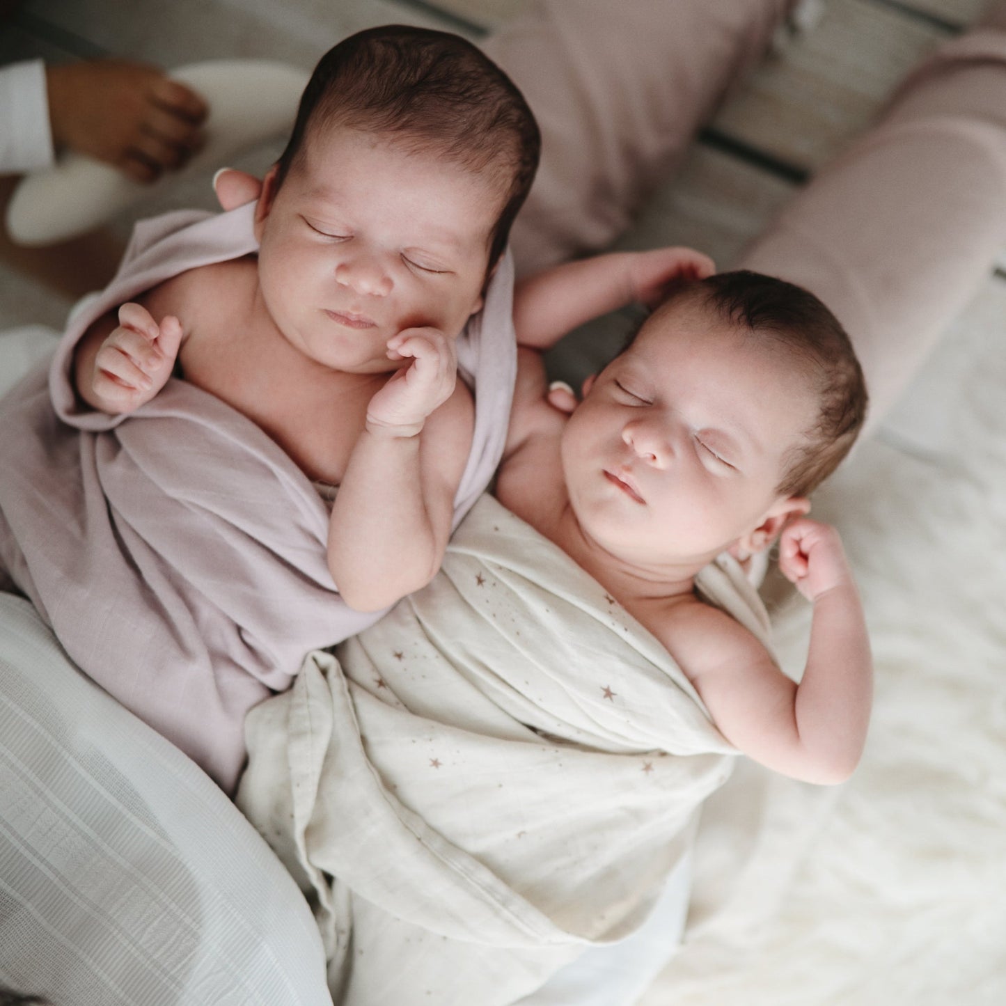 Organic Cotton Muslin Swaddle Blanket- Multiple Color Options