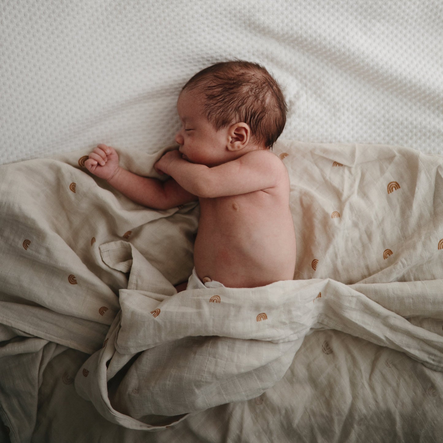 Organic Cotton Muslin Swaddle Blanket- Multiple Color Options