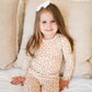 Two-Piece Pajama Set - Mocha Ditsy